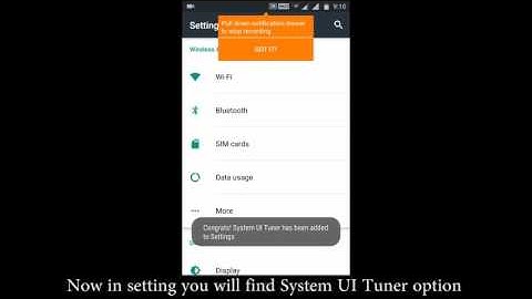 How to enable System UI Tuner
