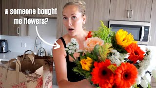 a HUGE trader joe&#39;s grocery haul to become the fittest 5&#39;11 woman on earth