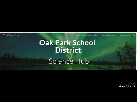 OP Science Portal Elementary Navigation