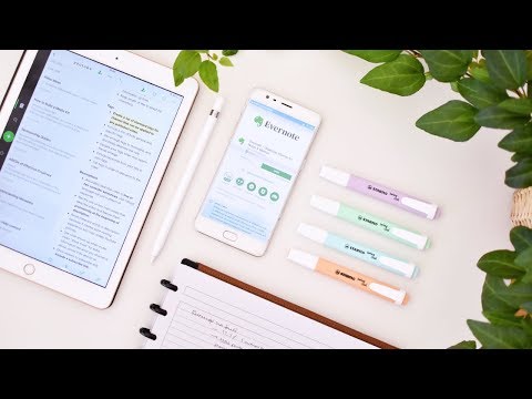 how I get organized with Evernote