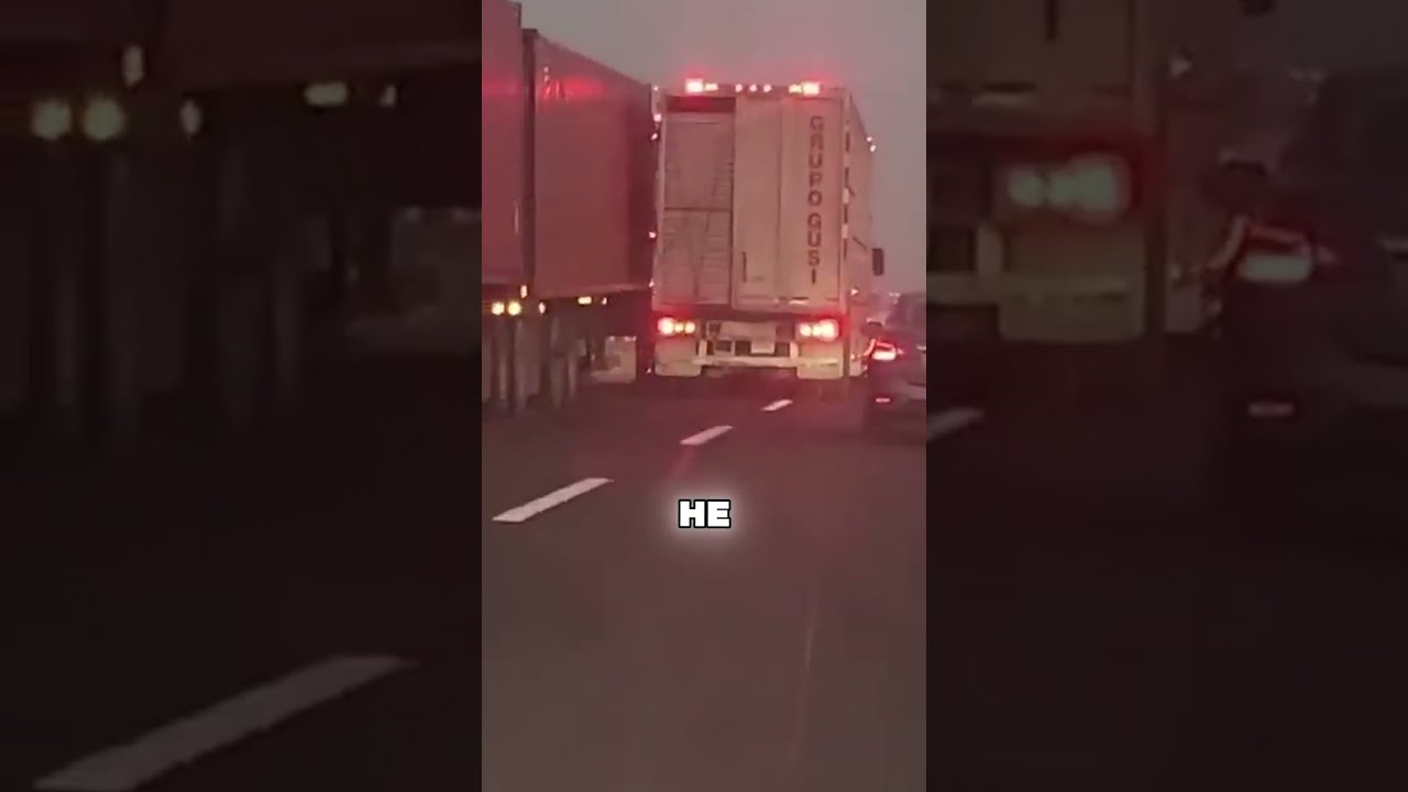 Semi Truck Got Instant Karma 