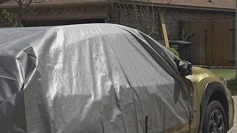 Overnight hail storm in Salado leaves many with busted windows on their cars