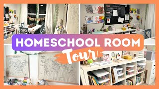 Homeschool Room Tour | Mom Of 4 | Organization & Supplies For The New School Year!