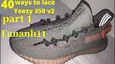 How To Lace Your YEEZY KAWS Style - YouTube