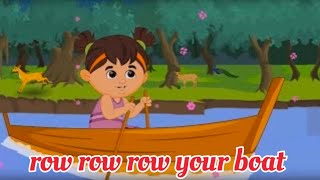 row row row your boat | nursery rhymes & kids songs| kidde rhymes by Kidde Rhymes 80 views 1 month ago 2 minutes, 5 seconds