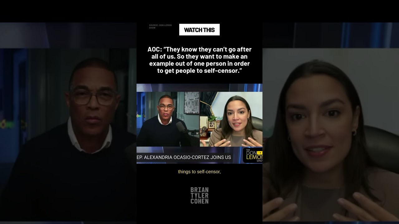 AOC: «Они хотят показательно наказать одного человека, чтобы заставить людей заниматься самоцензу...