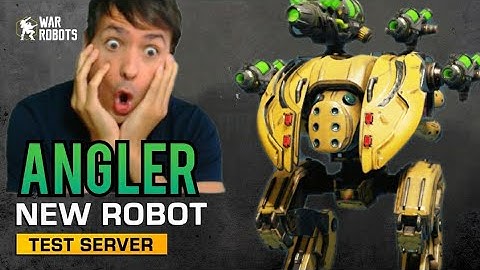New ANGLER Robot Blinds You! War Robots Test Server Gameplay WR
