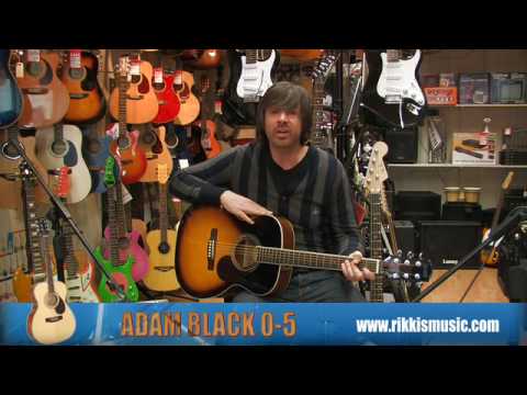 Adam Black 0-5 Acoustic Guitar Review by Rikki's M...