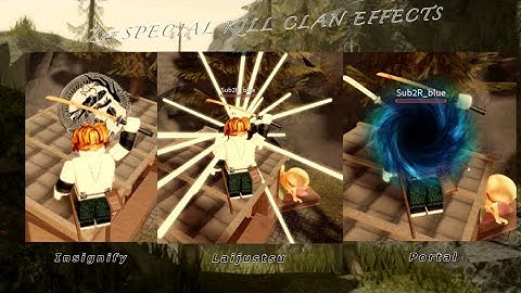 ZOぞ special kill clan effects