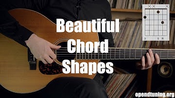 Great Chord Shapes in Open D Tuning | Best Triads