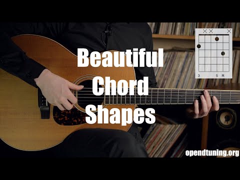 Great Chord Shapes in Open D Tuning  Best Triads