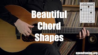 Great Chord Shapes in Open D Tuning Best Triads
