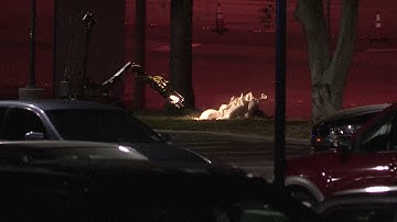 Suspicious device rendered safe by bomb squad robot
