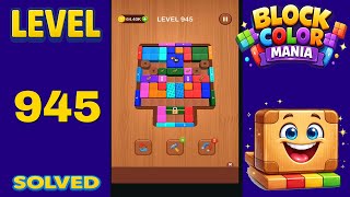 Block Color Mania – Level 945 | Fast & Clean Solution
