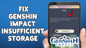 How To Fix Genshin Impact Insufficient Storage Space Problem On Android 2023 | Solve Storage Issue