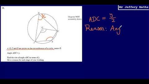 16. Circle Theorems (GCSE Maths - Edexcel Practice Tests Set 3 - 1H)