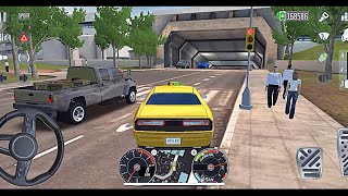 Taxi Sim 2022.!! New Car Drive Dodge Challenger Car New Your City Driving Car Gameplay || IOS GAMER screenshot 3