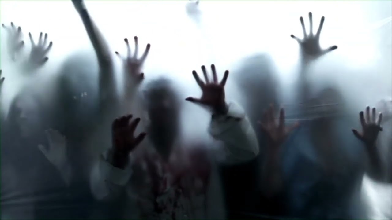 Terrifying Zombie Horde Halloween Window Projection – Ultimate Digital Display!