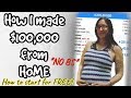 How I replaced my Full Time Income from Home | How to start for FREE! | gabrielle barile