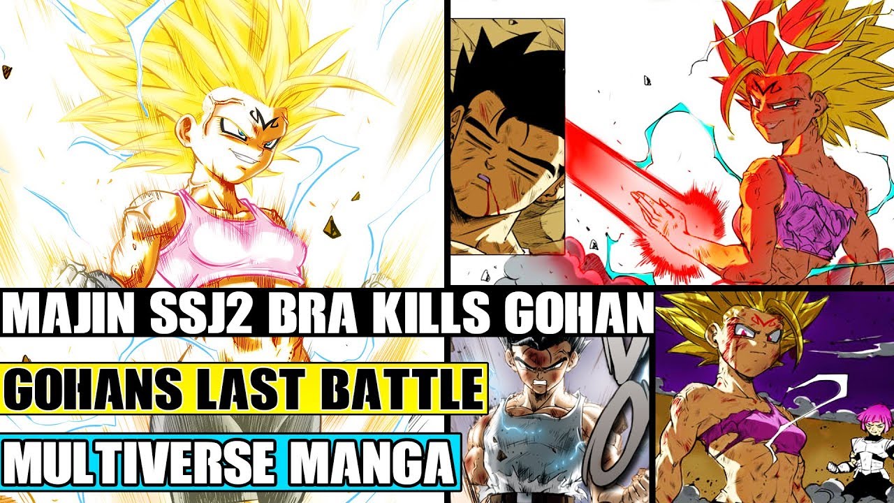 Dragon Ball Multiverse Chapters 73 Super Saiyan 2 Majin Bra Kills Gohan!  Ultimate Gohans Last Battle 