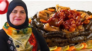 ورق عنب بالكوارع من ايدين حورية حداد مفيش احلى من كده خصوصا في السقعة 😋😍