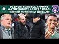 Plymouth argyle appoint wayne rooney as head coach