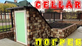 Пластиковый погреб Прайм с боковым вертикальным входом/Plastic Prime cellar with side entrance