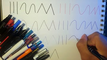 Testing and Sorting 50+ Pens | ASMR