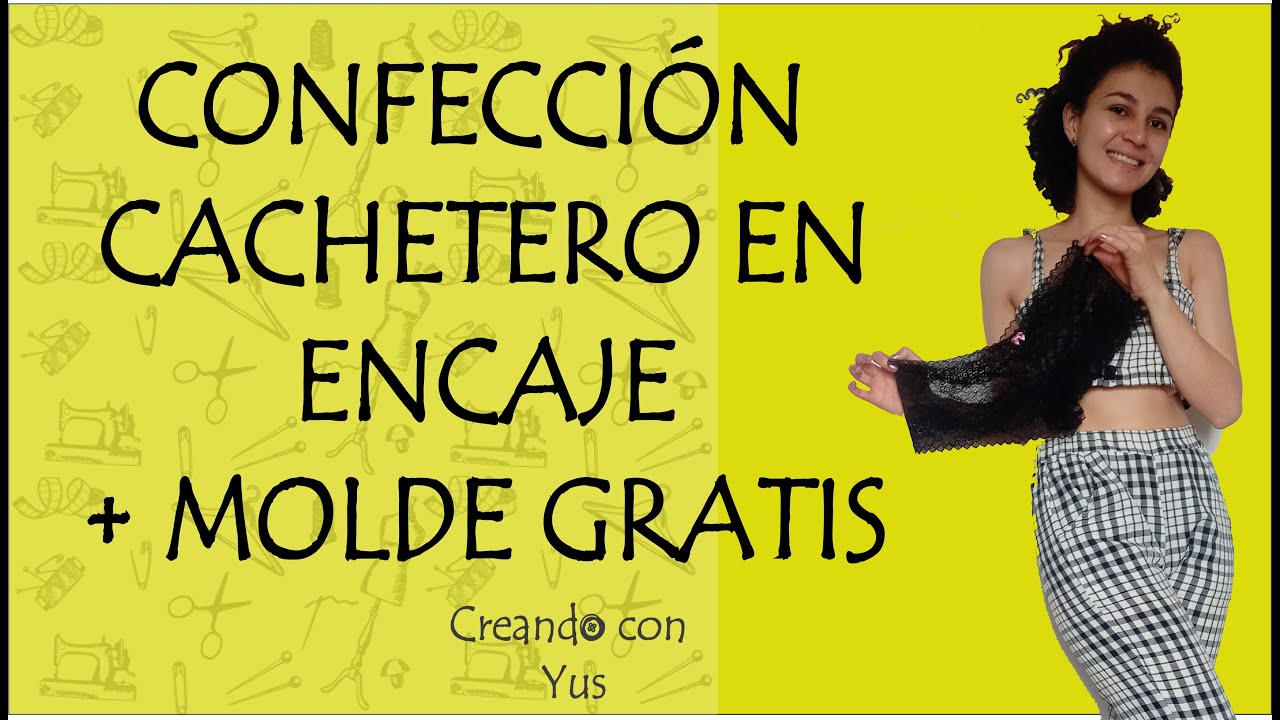 como hacer cachetero de encaje para mujer + molde gratis *muy fácil y rápido