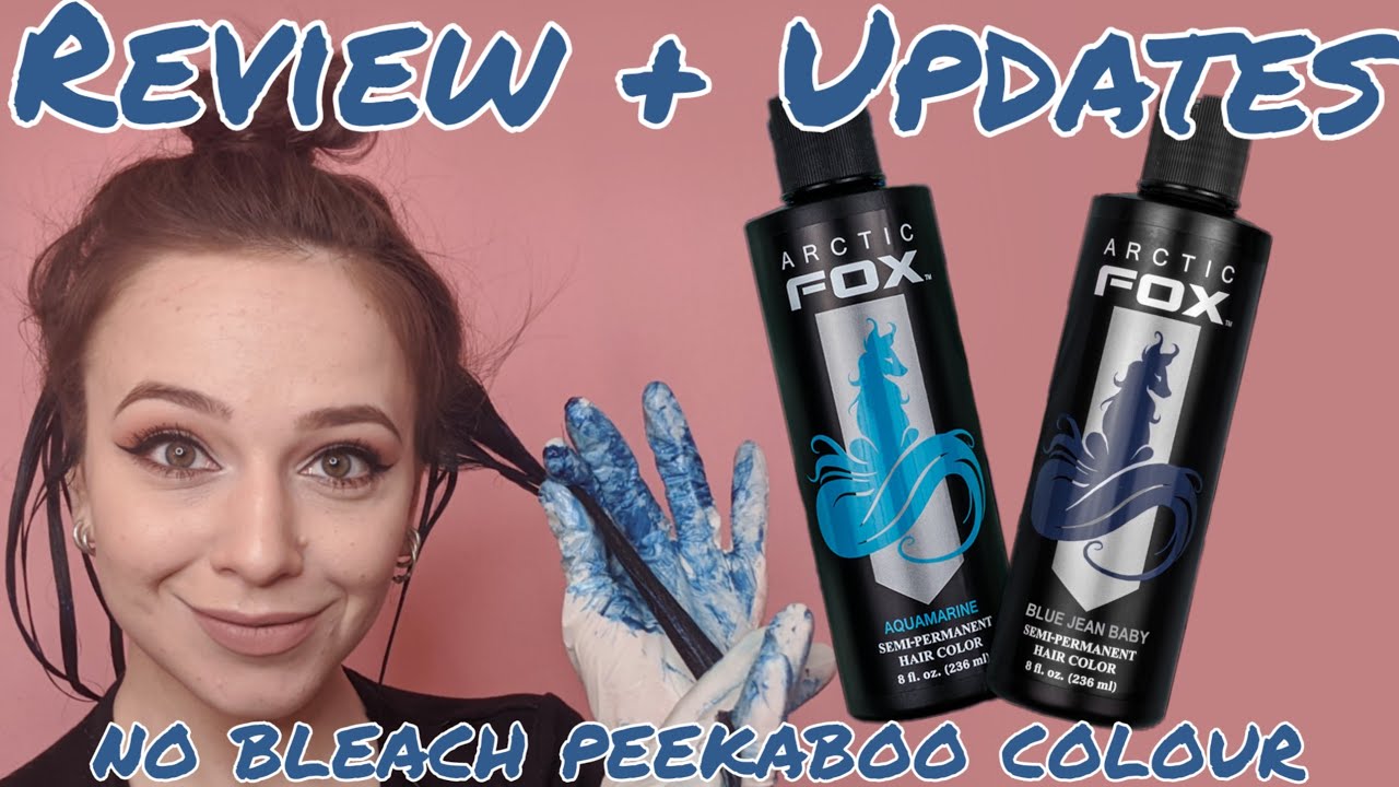 Dying Brown Hair Blue/Teal | No Bleach, Arctic Fox Aquamarine + Blue Jean  Baby On Natural Brown Hair - Youtube