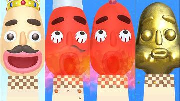 Sandwich Runner 🥪 Satisfying Speedrun Gameplay! All Levels New Update Mobile Game 2025 🔥