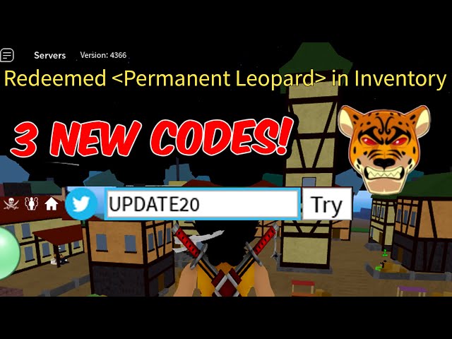 New OP CODE + FREE LEOPARD FRUIT! (Blox Fruits All New Codes