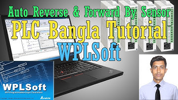 Delta PLC programming | Auto Reverse & Forward By Sensor | PLC Bangla Tutorial