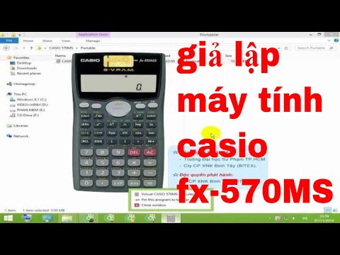 Giả lập máy tính Casio FX570 MS |  [IT Không Chuyên]