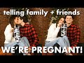 telling family and friends we're pregnant!! | pregnancy announcement ♡