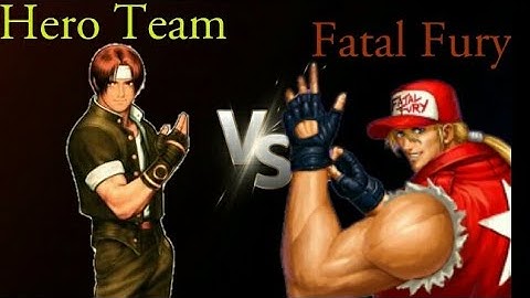 kof 97 Fatal Fury vs Hero Team