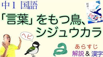 中1国語教科書 Youtube