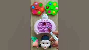 Fidget Popit Injection! #satisfying #squishy #popit #machine #squidgame #shorts