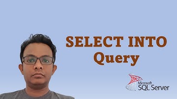 SELECT INTO | How to write SELECT INTO in SQL server