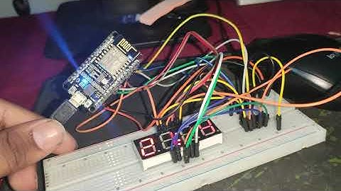 WIFI Connectd Digital Clock using ESP8266 and Shift Register