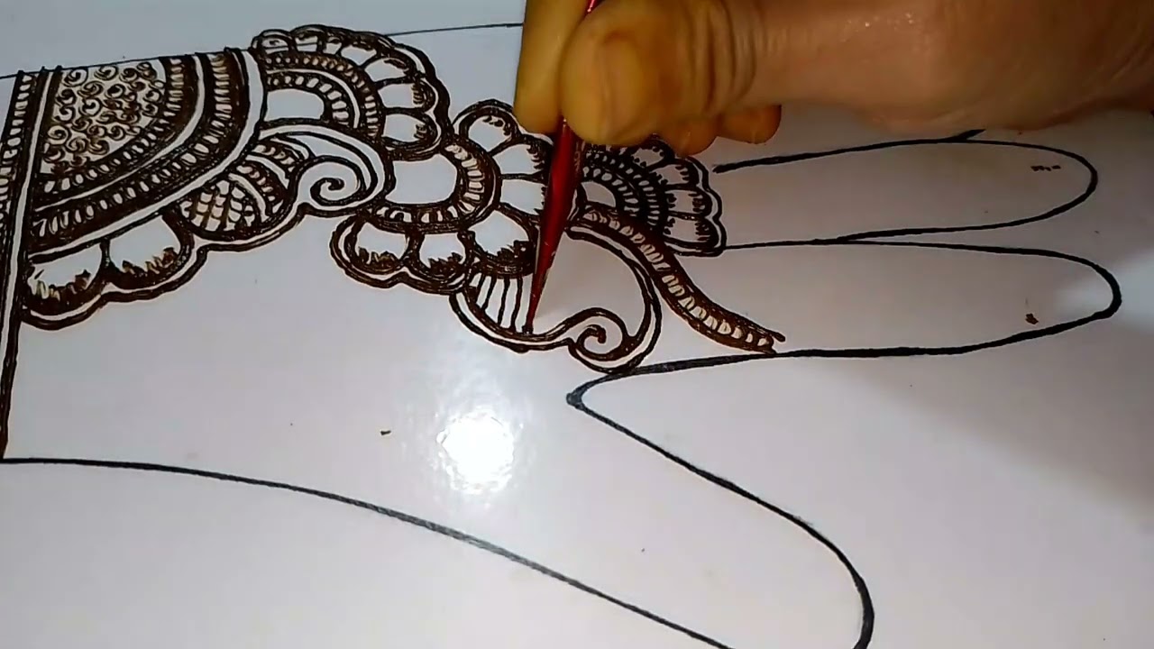 9 minutes new letest flower design arebic mehndi design 