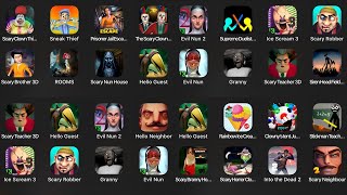 Hello Guest,Rainbow Ice Cream,Clownys tent,Stickman Teacher,Scary Branny,Scary Horror Clown screenshot 5