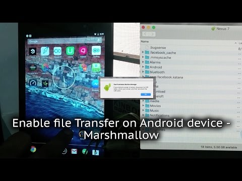 Enable file Transfer on Android device - Marshmallow hqdefault