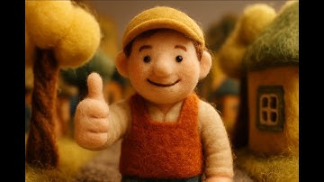 AI Generated | The Tiny Wool World | A Peaceful Handcrafted Short Video