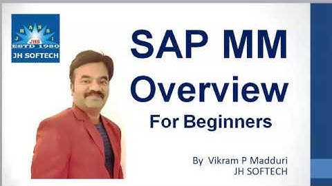 SAP MM Overview