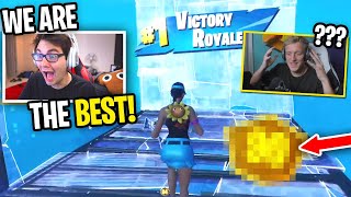 How we WON BACK to BACK against PRO PLAYERS in Fortnite...