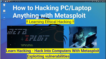 How to Hacking PC/Laptop Anything with Metasploit !! Learning Ethical Hacking !!