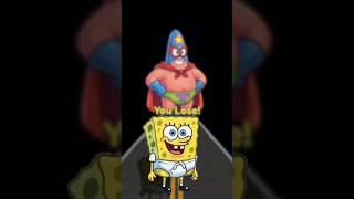 SpongeBob vs PatrickStar 🔥 💪 Who will Wins?  #short