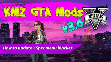 PS3 -  KMZ GTA V Mods v3.6 Final Version! + How to install this update + stop Sprx menu from loading