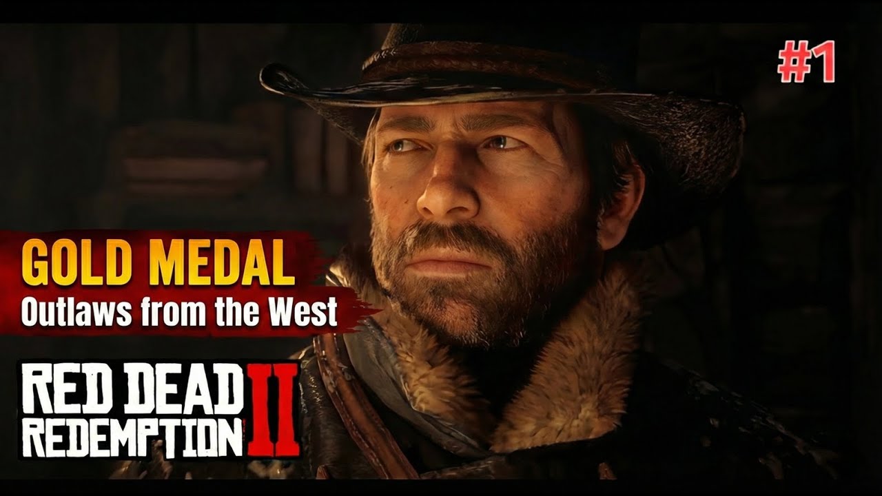 Red Dead Redemption 2: Intro & Mission #1 Outlaws from the West | Gold ...